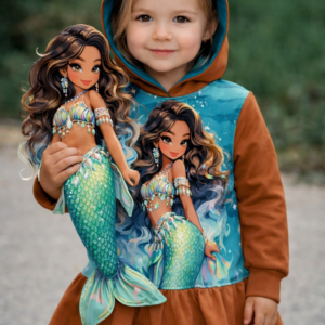 Mikinošaty morská panna v. 104