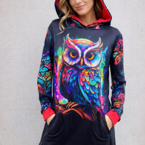 Dámske mikinošaty Sova